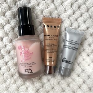 Touch in Sol, Lorac, & Dr. Brandt Primer Bundle